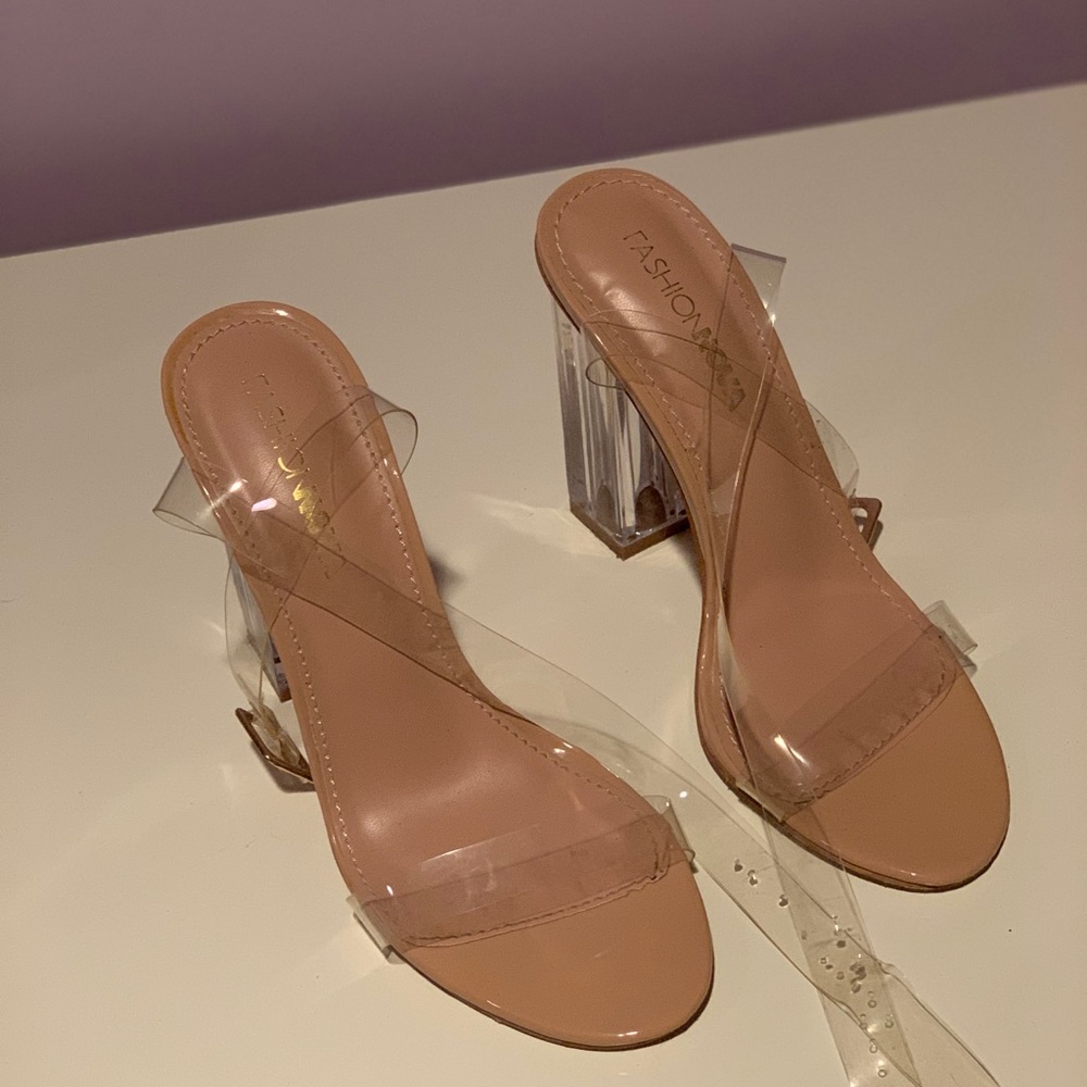 Fashion Nova The Glass Slipper Transparent Sandal